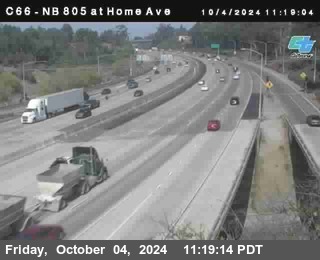 NB 805 at Home Ave (On Ramp)