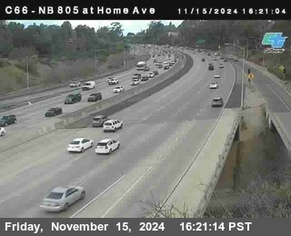 NB 805 at Home Ave (On Ramp)