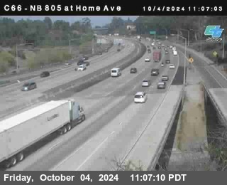 NB 805 at Home Ave (On Ramp)