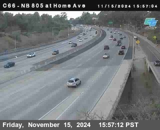 NB 805 at Home Ave (On Ramp)