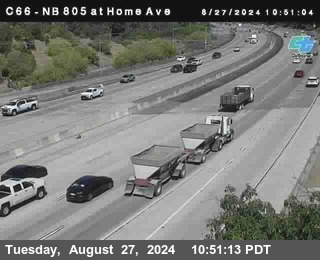 NB 805 at Home Ave (On Ramp)