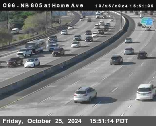 NB 805 at Home Ave (On Ramp)