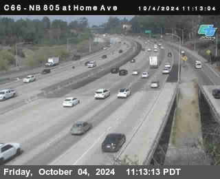 NB 805 at Home Ave (On Ramp)