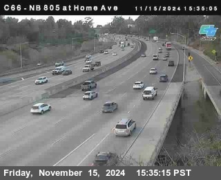 NB 805 at Home Ave (On Ramp)