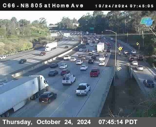 NB 805 at Home Ave (On Ramp)