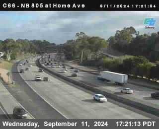 NB 805 at Home Ave (On Ramp)