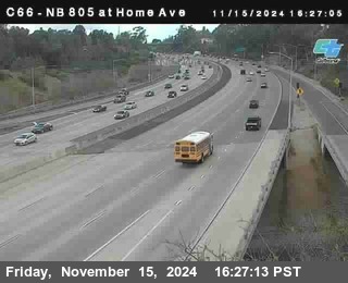 NB 805 at Home Ave (On Ramp)