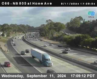 NB 805 at Home Ave (On Ramp)