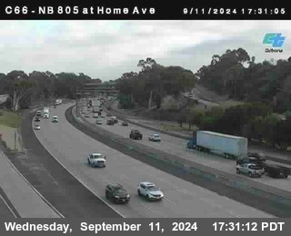 NB 805 at Home Ave (On Ramp)