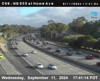 NB 805 at Home Ave (On Ramp)