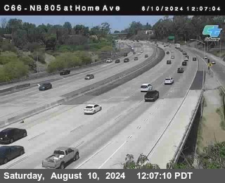 NB 805 at Home Ave (On Ramp)