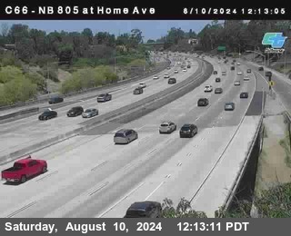 NB 805 at Home Ave (On Ramp)