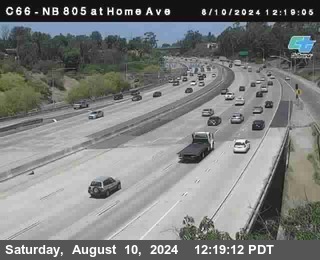 NB 805 at Home Ave (On Ramp)