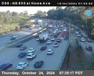 NB 805 at Home Ave (On Ramp)