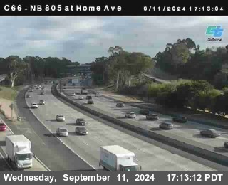 NB 805 at Home Ave (On Ramp)