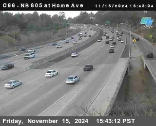 NB 805 at Home Ave (On Ramp)