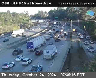 NB 805 at Home Ave (On Ramp)