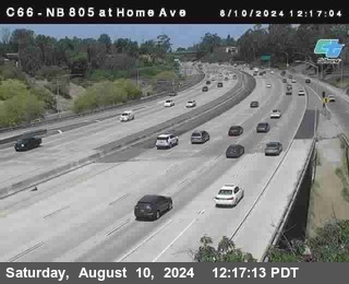 NB 805 at Home Ave (On Ramp)