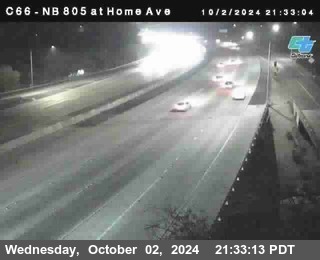 NB 805 at Home Ave (On Ramp)