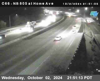 NB 805 at Home Ave (On Ramp)