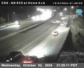 NB 805 at Home Ave (On Ramp)