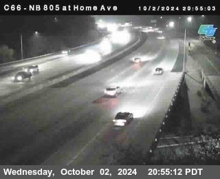 NB 805 at Home Ave (On Ramp)