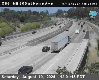 NB 805 at Home Ave (On Ramp)