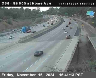 NB 805 at Home Ave (On Ramp)