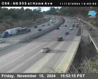 NB 805 at Home Ave (On Ramp)