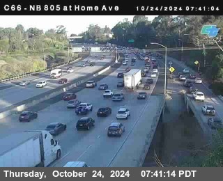 NB 805 at Home Ave (On Ramp)