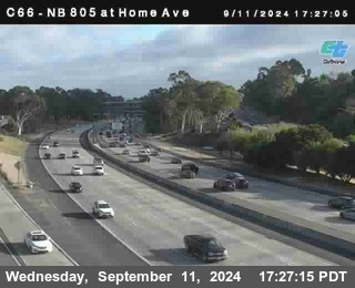 NB 805 at Home Ave (On Ramp)