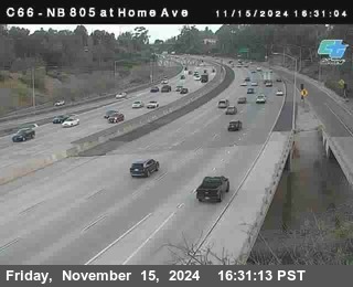 NB 805 at Home Ave (On Ramp)