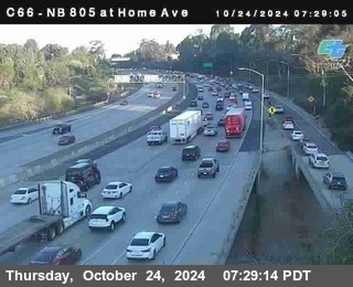 NB 805 at Home Ave (On Ramp)