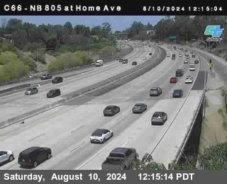 NB 805 at Home Ave (On Ramp)