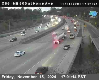 NB 805 at Home Ave (On Ramp)