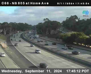 NB 805 at Home Ave (On Ramp)