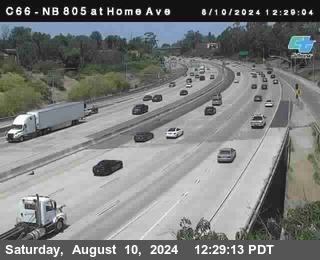 NB 805 at Home Ave (On Ramp)