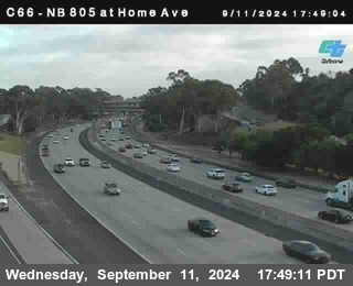 NB 805 at Home Ave (On Ramp)