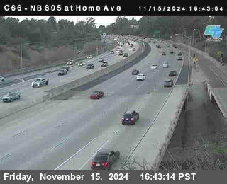 NB 805 at Home Ave (On Ramp)