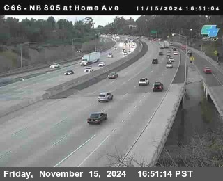 NB 805 at Home Ave (On Ramp)