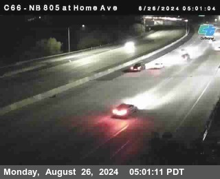 NB 805 at Home Ave (On Ramp)