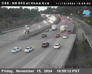 NB 805 at Home Ave (On Ramp)