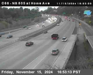 NB 805 at Home Ave (On Ramp)