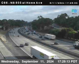 NB 805 at Home Ave (On Ramp)