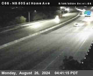 NB 805 at Home Ave (On Ramp)