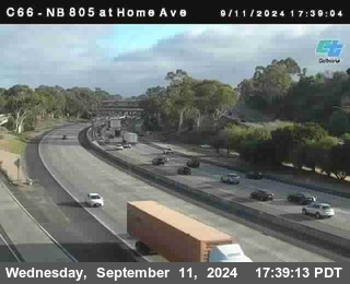 NB 805 at Home Ave (On Ramp)