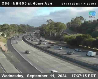 NB 805 at Home Ave (On Ramp)