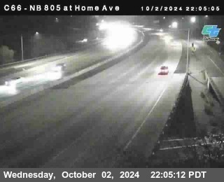 NB 805 at Home Ave (On Ramp)