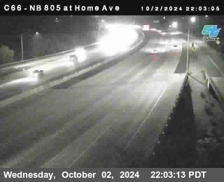 NB 805 at Home Ave (On Ramp)