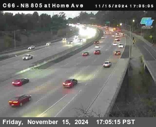 NB 805 at Home Ave (On Ramp)